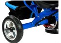 Import LEANToys Rower Trójkołowy PRO300 Niebieski Koła EVA