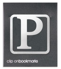 Metalowa zakładka - Litera P Clip-on
