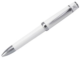 Długopis TOMA Multi 3w1 - obudowa biała/czarna, niebieski