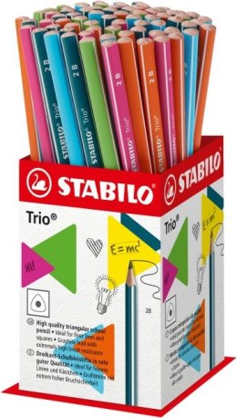Ołówek STABILO Trio 2B mix display 72szt.