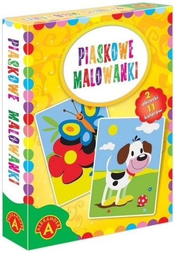 PIASKOWE MALOWANKI-PIES/MOTYL