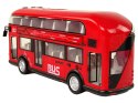 Autobus Dwupiętrowy Czerwony Z Napędem Frykcyjnym