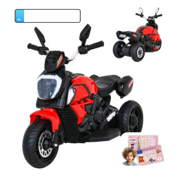 MOTOREK Elektryczny dla dzieci motorek na akumulator Skuter FAST TOURIST