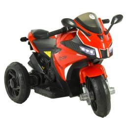 Motor na akumulator dla dzieci Trike światła muzyka Pilot zdalnego sterowania MOTO-S-6-CZERWONY