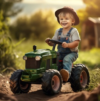 Zalety i Zabawa z Traktorkami na Akumulator dla Dzieci: Podróż do Świata Rolnictwa!