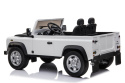 Land Rover DEFENDER Dwuosobowy auto na akumulator 4x4, koła EVA, USB + PILOT /328