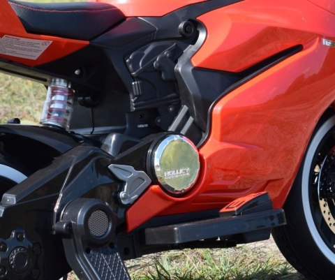 WIELKI MOTOR ŚCIGACZ PERFECT WOLNY START, ŚWIECĄCE, MIĘKKIE KOŁA/1628G