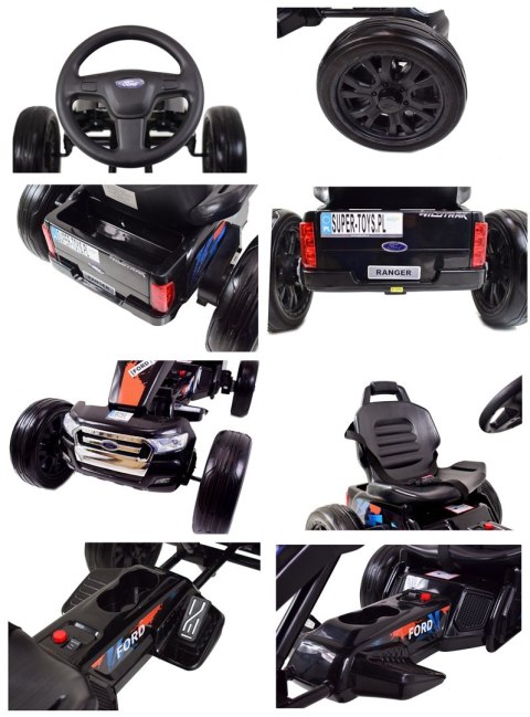 GOKART NA AKUMULATOR LICENCJA FORD'A, KOŁA EVA JAKOŚĆ /DK-G01B GOKART NA AKUMULATOR LICENCJA FORD'A, KOŁA EVA JAKOŚĆ /DK-G01B
