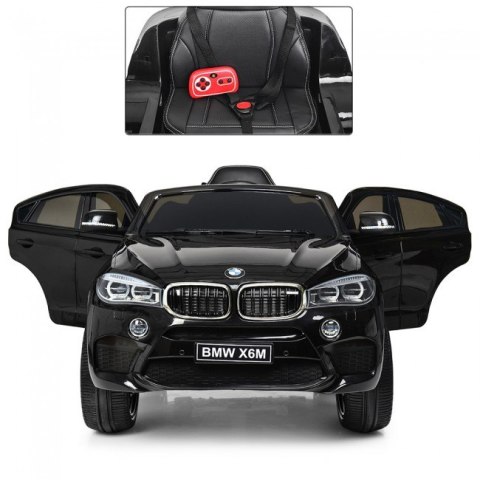 ORYGINALNE BMW X6M W NAJLEPSZEJ WERSJI, MIĘKKIE SIEDZENIE, PILOT 2.4 GHZ, LAKIER/ 2199