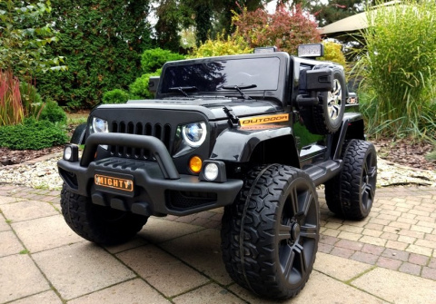 MEGA JEEP DRIFFTER EXCLUSIVE DLA 2 DZIECI, WOLNY START/ LAKIER. MIĘKKIE SIEDZENIE HP-011