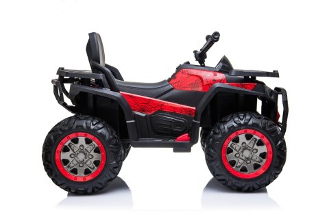 MEGA WIELKI QUAD, AMORTYZATORY, MIĘKKIE KOŁA, PILOT, WOLNY START, 4X4 /XMX607