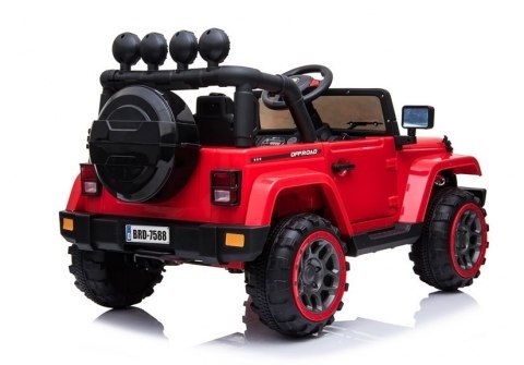Auto na Akumulator Jeep BRD-7588 Czerwony Auto na Akumulator Jeep BRD-7588 Czerwony