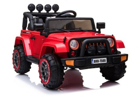 Auto na Akumulator Jeep BRD-7588 Czerwony Auto na Akumulator Jeep BRD-7588 Czerwony