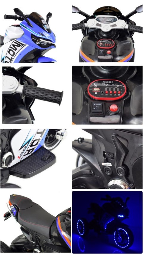DUŻY MOTOR ŚCIGACZ STRONG 2 EXCLUSIVE, ŚWIECĄCE KOŁA, 3 KOŁOWY/HT6188 DUŻY MOTOR ŚCIGACZ STRONG 2 EXCLUSIVE, ŚWIECĄCE KOŁA, 3 KOŁOWY/HT6188