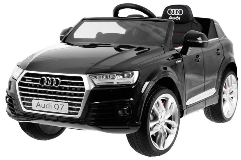 AUTO NA AKUMULATOR AUDI Q7 NA LICENCJI 2x45W + MIĘKKIE KOŁA EVA + INTELIGENTNY PILOT 2.4 Ghz + PRAWO JAZDY Toyz Audi Q7