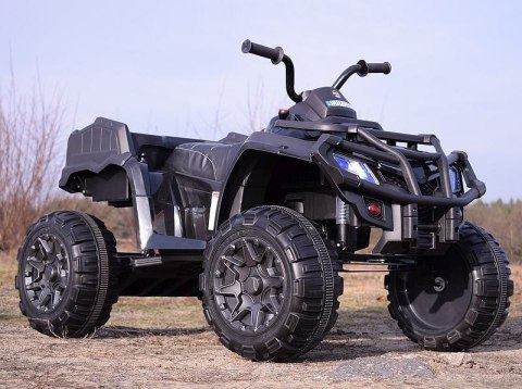 MEGA WIELKI QUAD 24 V, 2X100W, AMORTYZATORY, MIĘKKIE KOŁA, RADIO/0909-24V