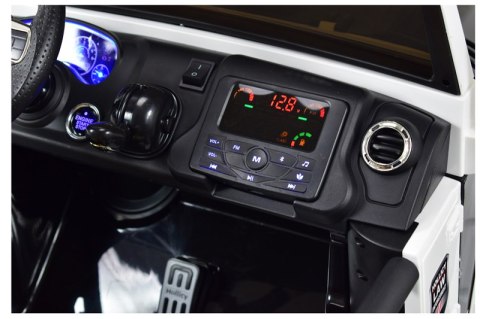 JEEP BUGGY POLICJA MEGA KOŁA Z AMORTYZATORAMI PILOT 4X4, PANEL, PRZESUWANE SIEDZENIE, /SX-1719