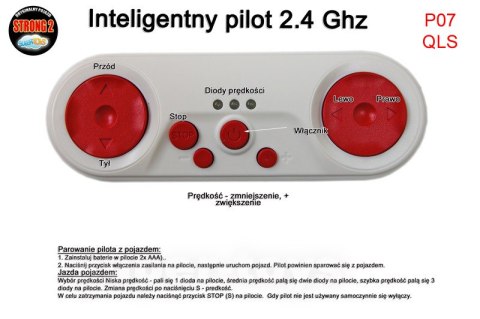 Pilot zdalnego sterowania w technologii 2.4 Ghz do pojazdów QLS-8588 i innych Pilot zdalnego sterowania w technologii 2.4 Ghz do pojazdów QLS-8588 i innych