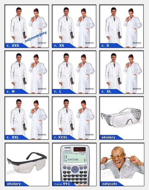 Biały fartuch laboratoryjny kitel Kraków dla studentów 100% bawełna WSZYSTKIE ROZMIARY KRAKÓW Biały fartuch medyczny kitel Biały fartuch laboratoryjny kitel Kraków dla studentów 100% bawełna WSZYSTKIE ROZMIARY KRAKÓW Biały fartuch medyczny kitel