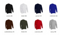 Koszulki REKLAMOWE T-SHIRT MĘSKI koszulka długi rękaw *8 kolorów* ROZMIARY