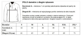 Koszulka POLO damska długi rekaw JHK 210g ROZMIARY KOLORY Kraków