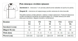 KOSZULKA POLO dziecięca JHK długi rękaw UNISEKS KOLORY ROZMIARY Kraków wysyłka