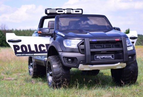 FORD RANGER F150RP POLICJA LICENCJA, MIĘKKIE KOŁA EVA, WOLNY START, KLUCZYK FULL OPCJA 12V F ORD RAPTOR POLICJA