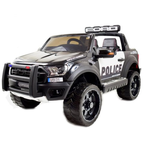 FORD RANGER F150RP POLICJA LICENCJA, MIĘKKIE KOŁA EVA, WOLNY START, KLUCZYK FULL OPCJA 12V F ORD RAPTOR POLICJA