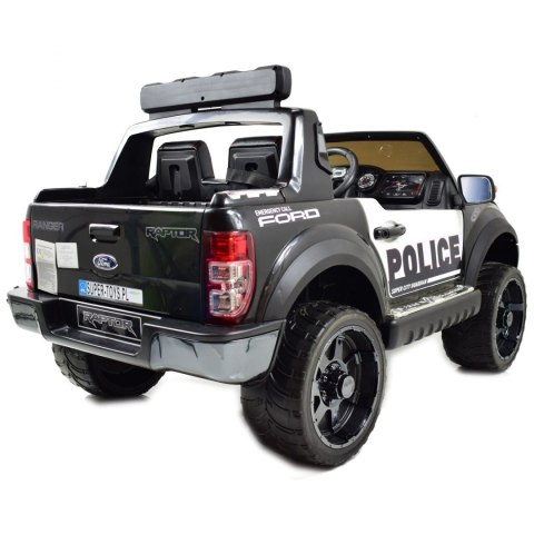 FORD RANGER F150RP POLICJA LICENCJA, MIĘKKIE KOŁA EVA, WOLNY START, KLUCZYK FULL OPCJA 12V F ORD RAPTOR POLICJA