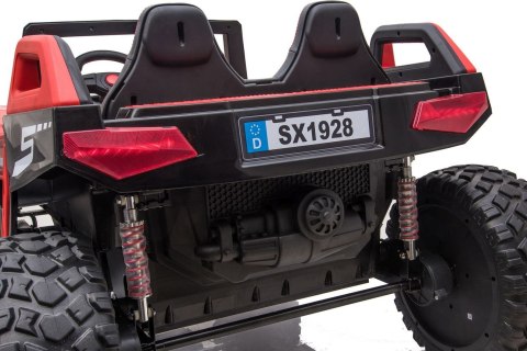 MEGA BUGGY CLASH DLA 2 DZIECI, 4 SILNIKI, 24V, MIĘKKIE PRZESUWANE SIEDZENIE, MIĘKKIE KOŁA, WALIZKA NA AKUMULATOR,/SX-1928