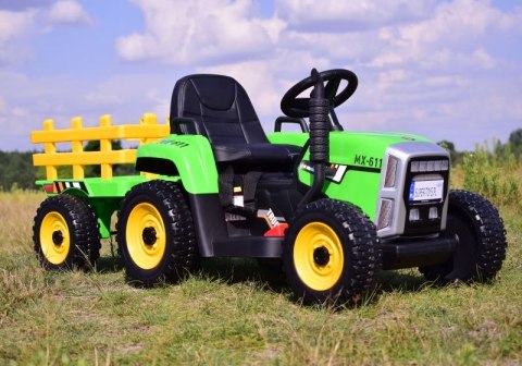 SUPER TRAKTOR BLOW - NA AKUMULATOR Z PRZYCZEPĄ, MIĘKKIE KOŁA, MIEKKIE SIEDZENIE, PILOT/XMX611 SUPER TRAKTOR BLOW - NA AKUMULATOR Z PRZYCZEPĄ, MIĘKKIE KOŁA, MIEKKIE SIEDZENIE, PILOT/XMX611