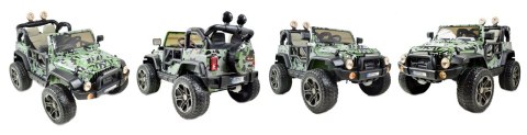 MEGA JEEP PERFECT 002B EXCLUSIVE 4x4, WOLNY START/ MIĘKKIE KOŁA,/HP-002B