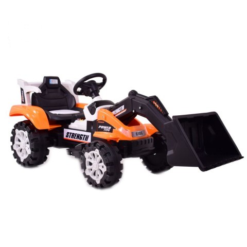 TRAKTOR NA AKUMULATOR Z RUCHOMYM RAMIENIEM - SPYCHACZEM, MIĘKKIE SIEDZENIE/HSD6106B TRAKTOR NA AKUMULATOR Z RUCHOMYM RAMIENIEM - SPYCHACZEM, MIĘKKIE SIEDZENIE/HSD6106B
