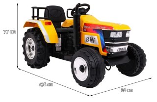 Pojazd Traktor Mahindra Żółty