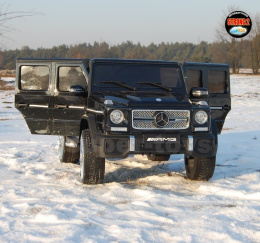 MERCEDES G65 AMG TWO MOTORS, DOOR OPEN, STRONG SOFT WHEELS, BLACK/G65 LACQUER