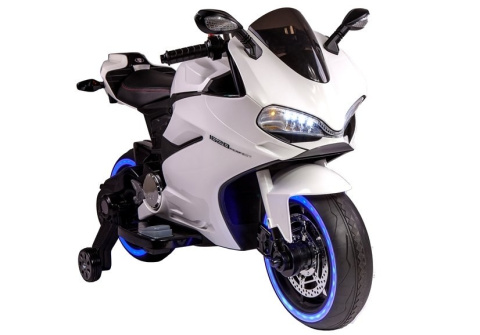 WIELKI MOTOR ŚCIGACZ PERFECT WOLNY START, ŚWIECĄCE, MIĘKKIE KOŁA/1628G