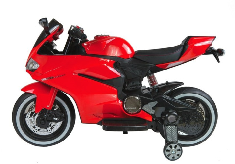 WIELKI MOTOR ŚCIGACZ PERFECT WOLNY START, ŚWIECĄCE, MIĘKKIE KOŁA/1628G