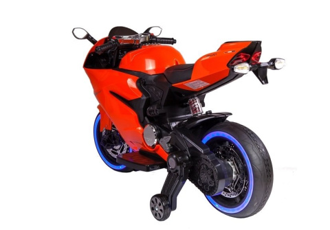 WIELKI MOTOR ŚCIGACZ PERFECT WOLNY START, ŚWIECĄCE, MIĘKKIE KOŁA/1628G