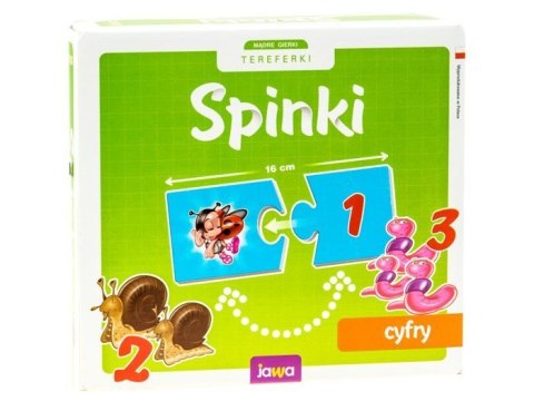 Gra edukacyjna SPINKI Cyfry układanka GR0309 Gra edukacyjna SPINKI Cyfry układanka GR0309