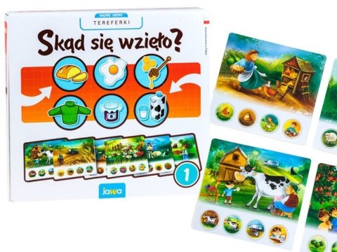 Gra logiczna układanka Skąd się wzięło? GR0302 Gra logiczna układanka Skąd się wzięło? GR0302