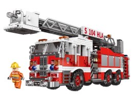 Klocki zbuduj Wóz strażacki auto 711ele ZA2969