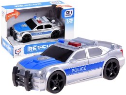 Autko Policja samochód z światło dźwięk ZA3218