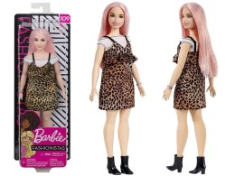 Barbie lalka Fashionistas sukienka panterka ZA3160