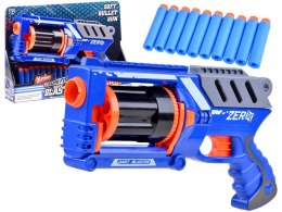 Pistolet BLASTER naboje piankowe 10szt broń ZA3286