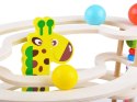 Żyrafa drewniana zabawka tor dla kulek ZA3602
