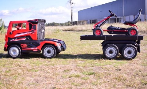 MEGA TRUCK, CIĘŻARÓWKA Z PRZYCZEPĄ GIGANT ZESTAW/BDQ-2020