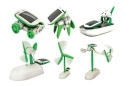 zabawka solarna 6w1: pies, auto, wentylator, poduszkowiec, samolot, łódka solar kit 6w1