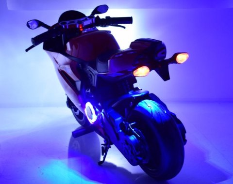 WIELKI MOTOR ŚCIGACZ PERFECT WOLNY START, 250 WAT, ŁAŃCUCH, TARCZOWE HAMULCE, MIĘKKIE KOŁA/SX1628-24V