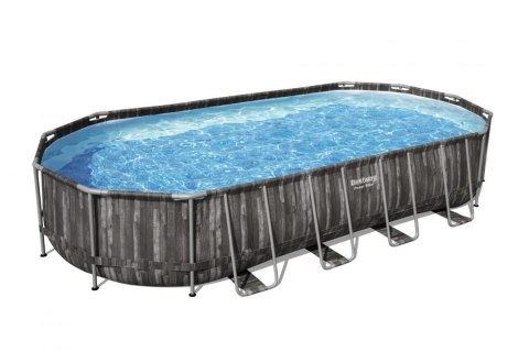Basen Stelażowy 24 FT / 732 x 366 x 122 cm 15w1 Power Steel BESTWAY
