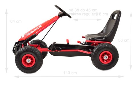 NAJNOWSZY GOKART NA PEDAŁY OFF ROAD, POMPOWANE KOŁA, HAMULCE/G205 NAJNOWSZY GOKART NA PEDAŁY OFF ROAD, POMPOWANE KOŁA, HAMULCE/G205